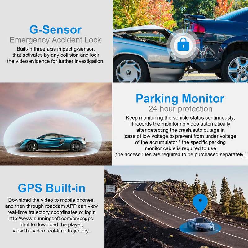 4K Wifi GPS Dashcam Dash Camera