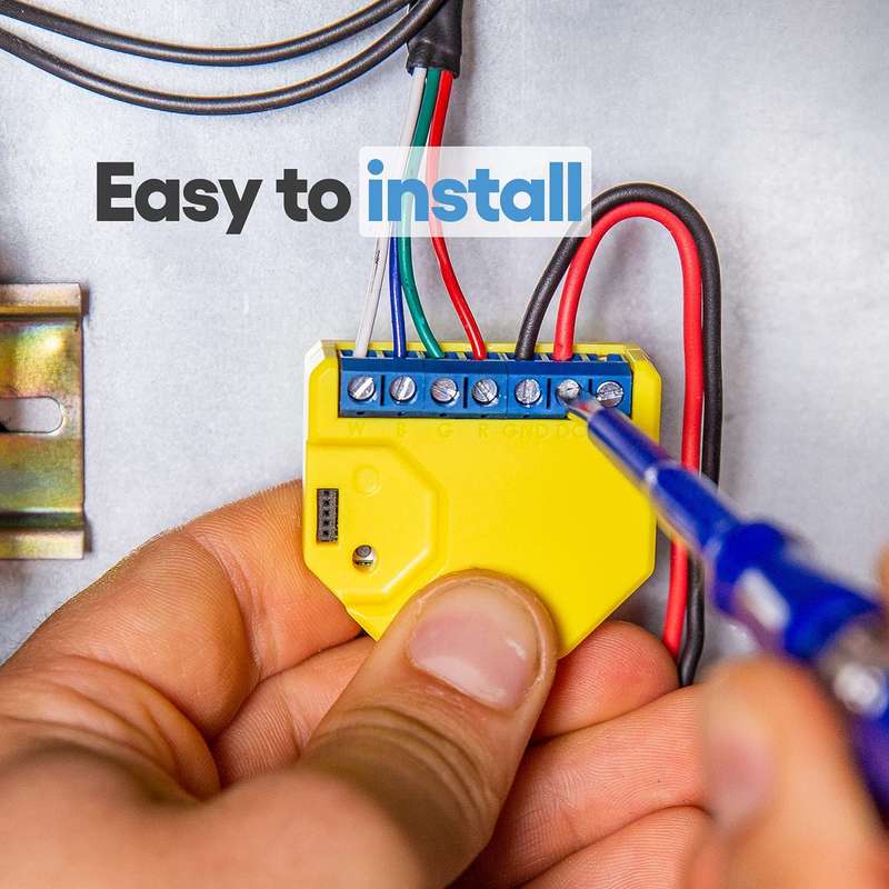 Shelly RGBW 2 Controller - Compatible with Android / iOS- Supports Alexa and Google Home