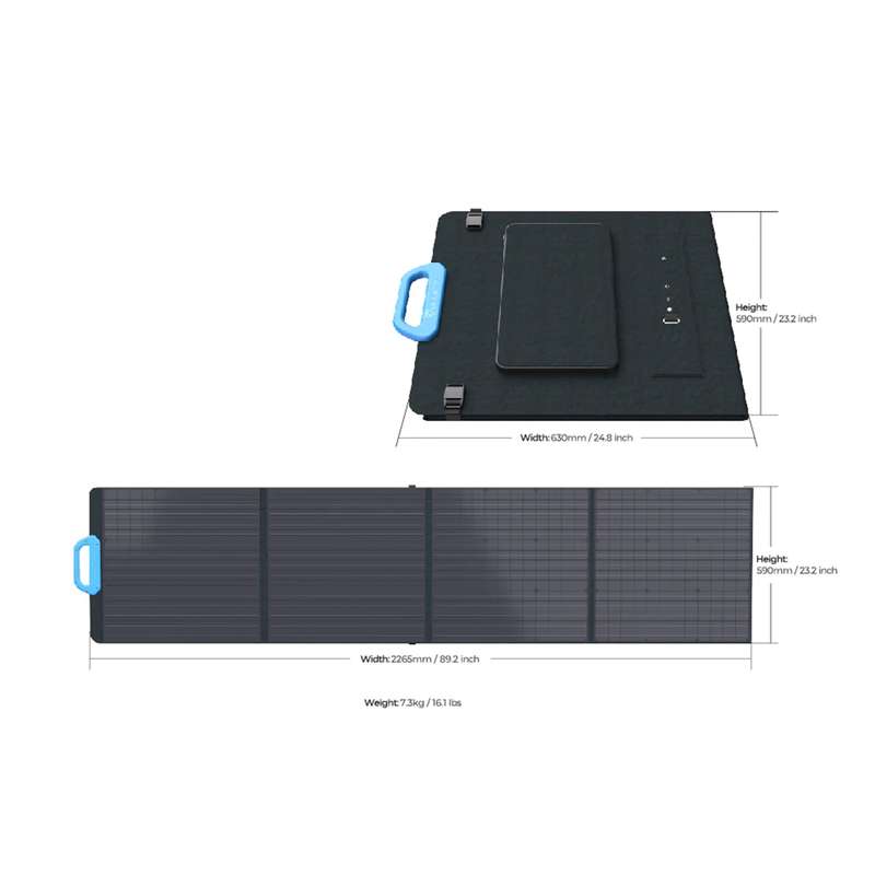 BLUETTI PV200 Solar Panel - Portable / Foldable - 200W