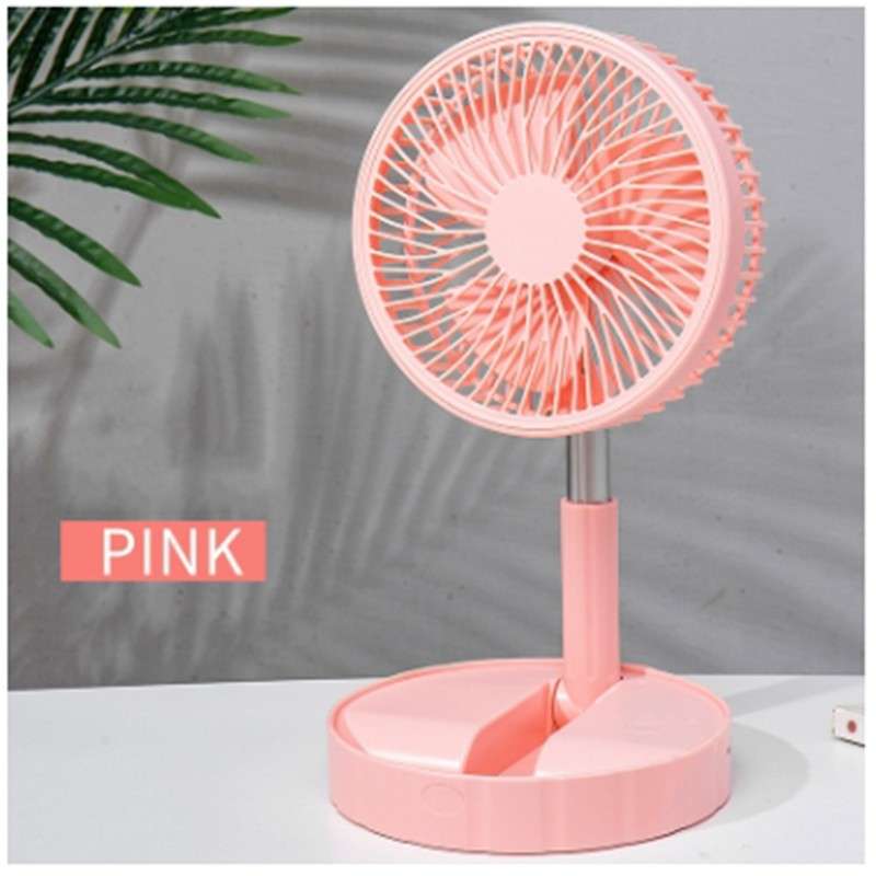 Desktop Fan - 180 Degree / 7200mAH Battery / Foldable White