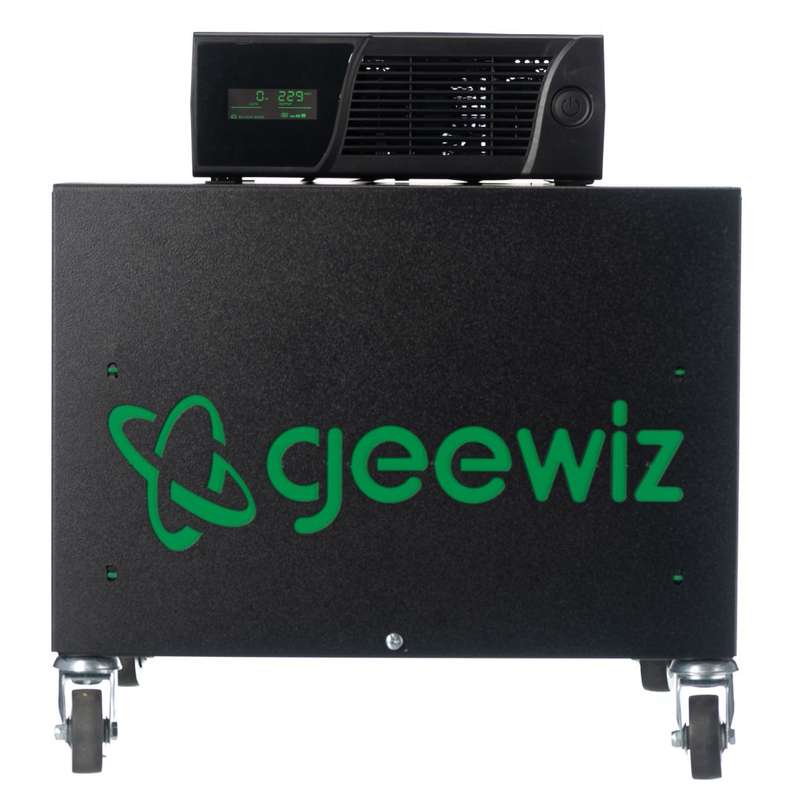 Geewiz 2000VA PURE SINE Inverter Trolley + 2x 100AH LITHIUM Batteries (12 HOUR BATTERY LIFE) KIT ...