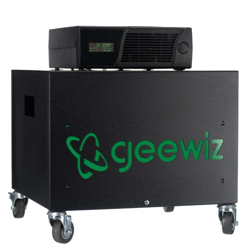 Geewiz 2000VA PURE SINE Inverter Trolley + 2x 100AH LITHIUM Batteries (12 HOUR BATTERY LIFE) KIT ...