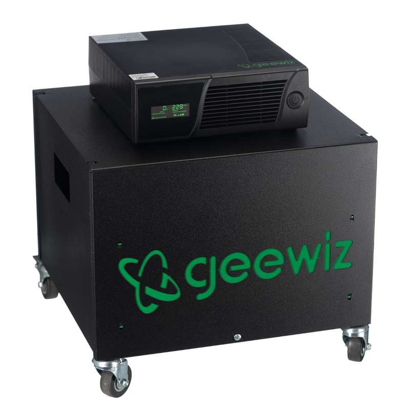 Geewiz 2000VA PURE SINE Inverter Trolley + 2x 100AH LITHIUM Batteries (12 HOUR BATTERY LIFE) KIT ...