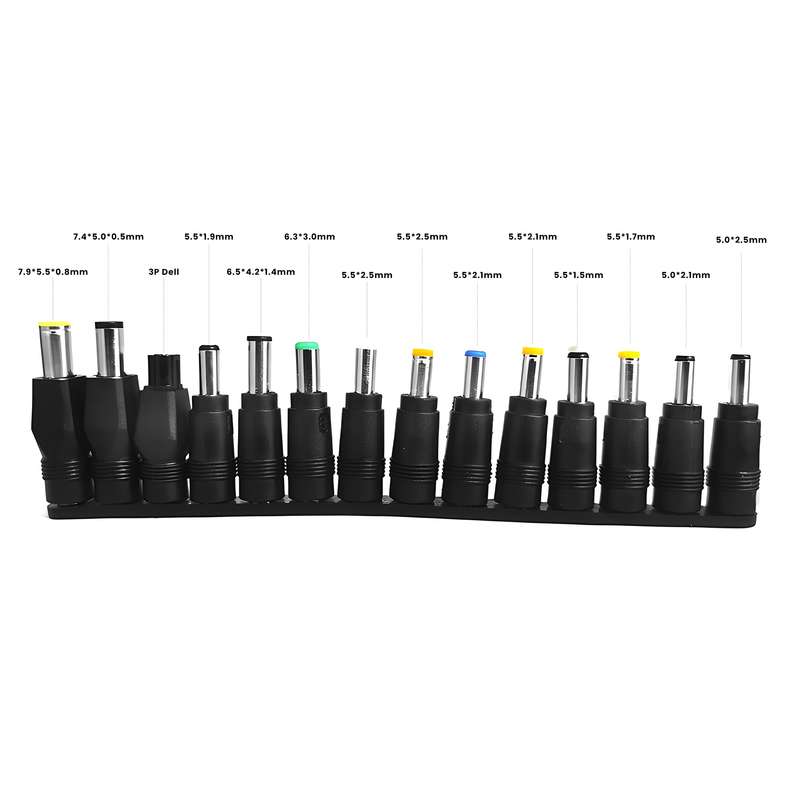 Replacement Laptop Tips - DC Adaptor Male to Female 14-in-1 Set B