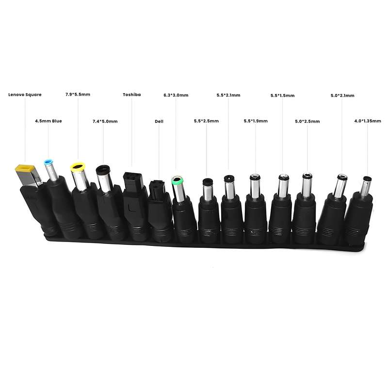 Replacement Laptop Tips - DC Adaptor Male to Female 14-in-1 Set B