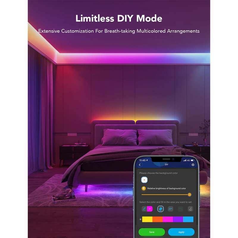 Govee RGBIC Basic LED Strip Lights (20m / 30m) 20m