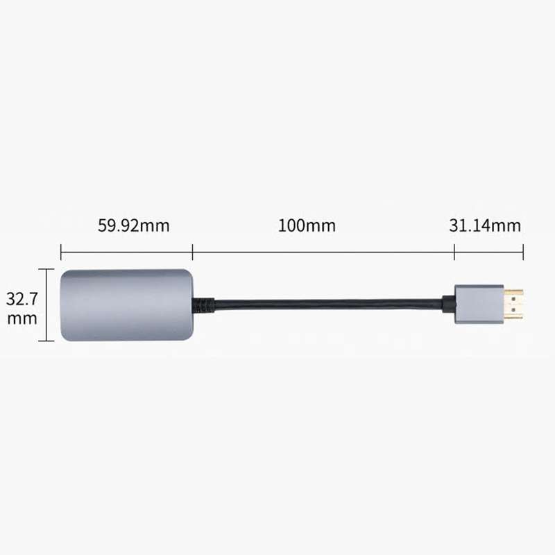HDMI Male to USB-C Female - 4K @60Hz / Thunderbolt