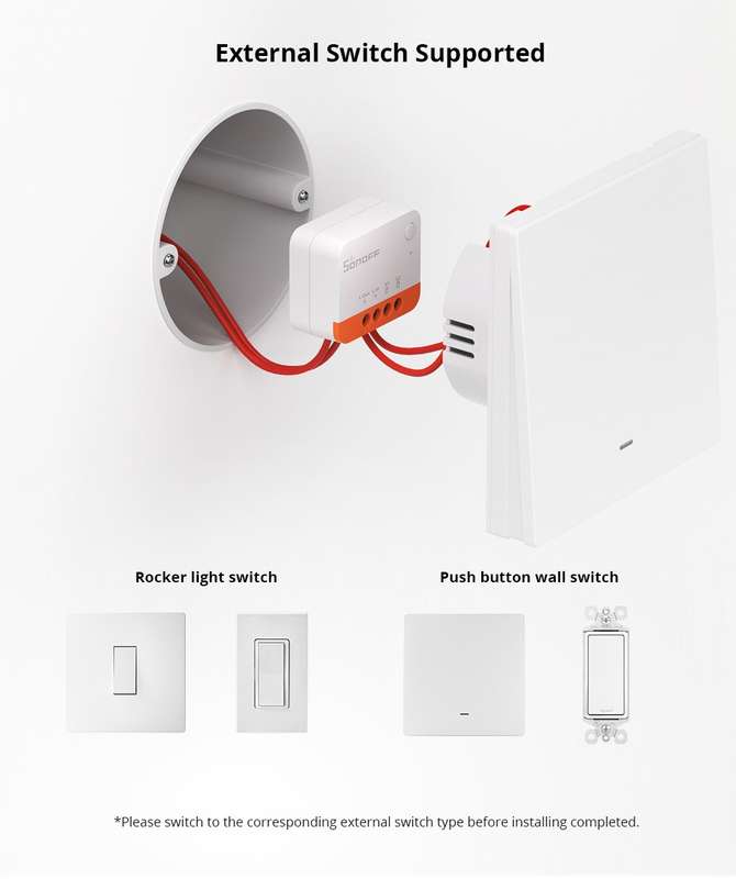 SONOFF ZBMINI-L2 - Extreme Zigbee Smart Switch (No Neutral Required) - BULK PACKAGED