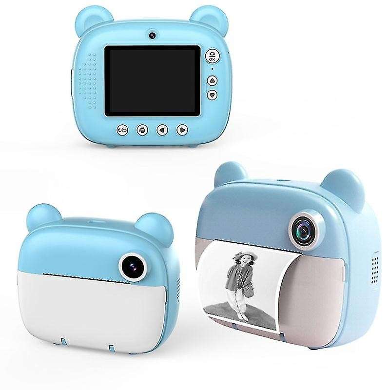 Kids Instant Print Digital Camera - 2.4 inch Screen / 24MP Light Blue