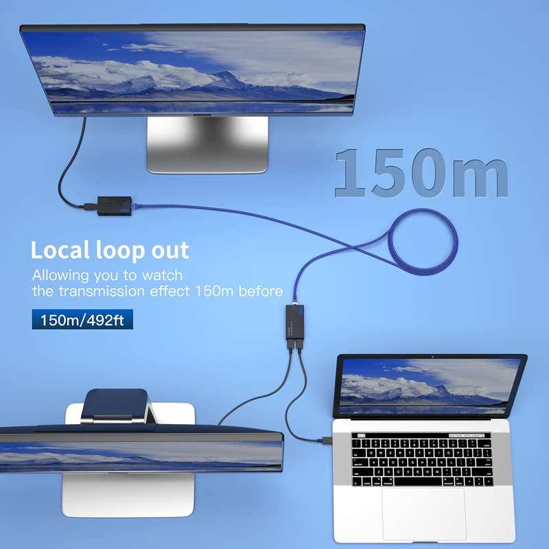 150m HDMI over CAT5e / CAT6 via TCP/IP *RECEIVER ONLY*