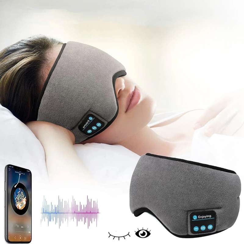 Wireless Bluetooth Sleep Mask Grey