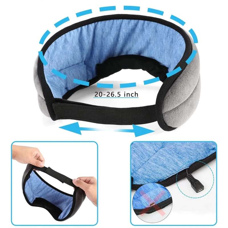 Wireless Bluetooth Sleep Mask Grey
