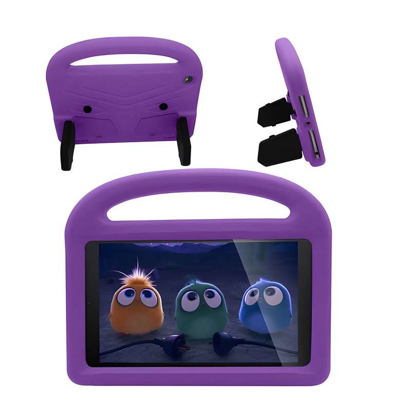 Kids Kindle Fire HD 8 Tablet Cover - compatible with 8th Gen Tablet Purple