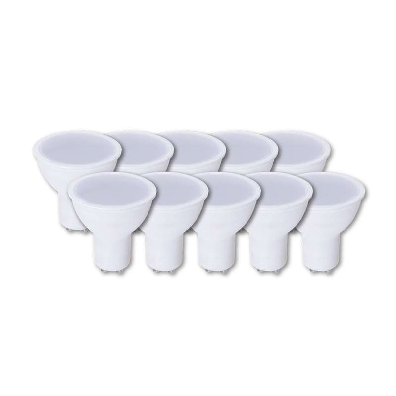 Elecstor GU-10 Light Bulbs - 5W / Rechargeable / Cool White - 10 Pack