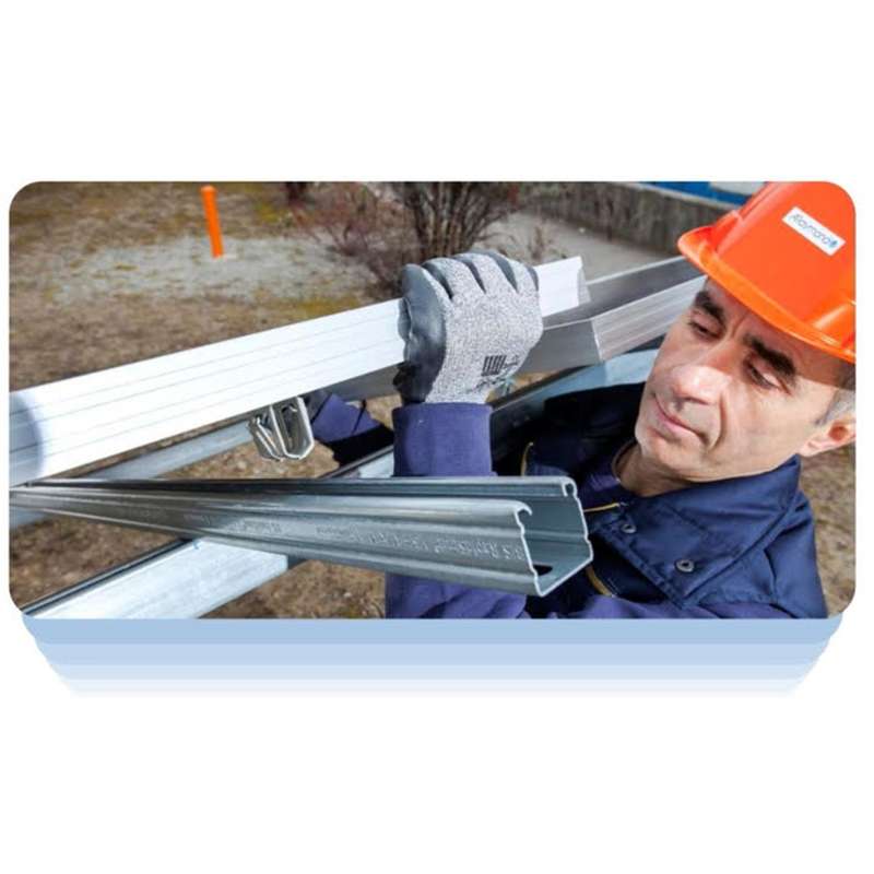 Anti Theft Bracket Clip for Solar Panels - Single Unit