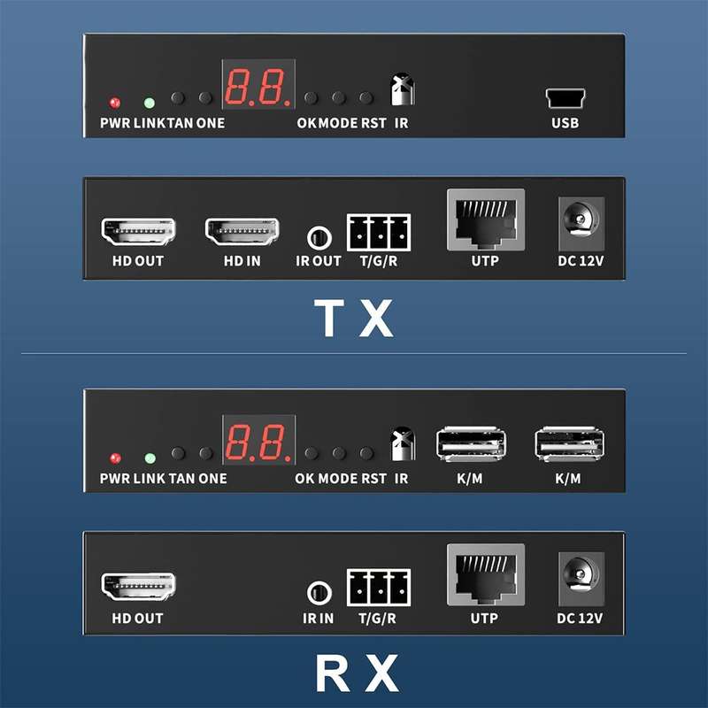 HDMI DT241M RX Receiver Over Cat5e/6 - 1080p Over IP Ethernet / 150m *Receiver Only*