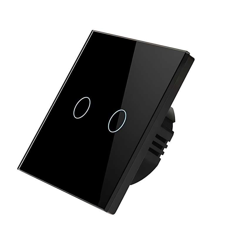 ZigBee Smart Light Touch Switch - available in 1 Gang- 2 Gang- and 3 Gang / 220V-250V / Black(Neu...