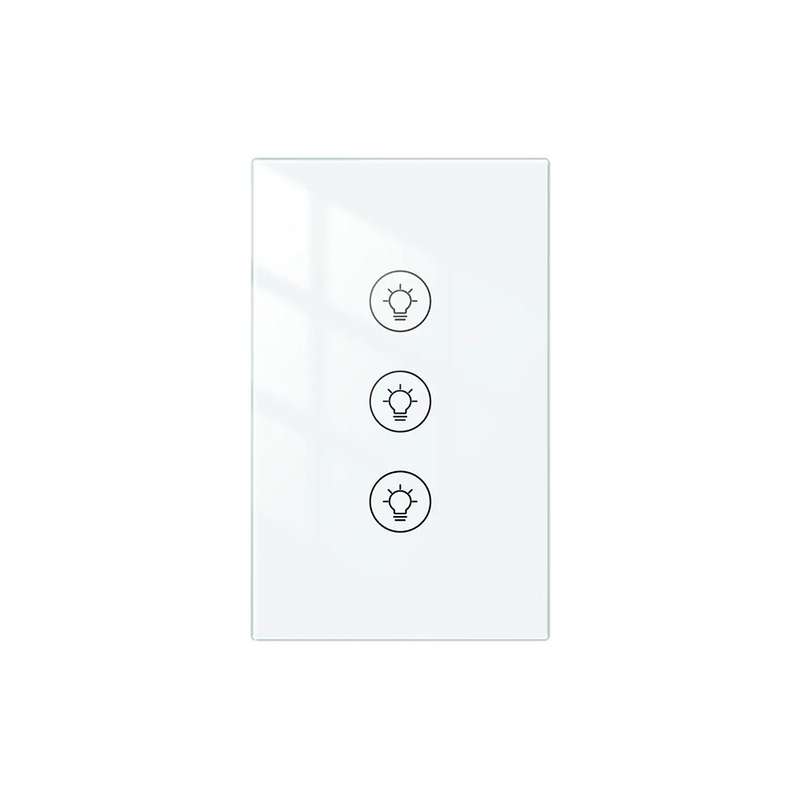 ZigBee Dimmer Light Switch (White)- 1/2/3 Gang 2 Gang