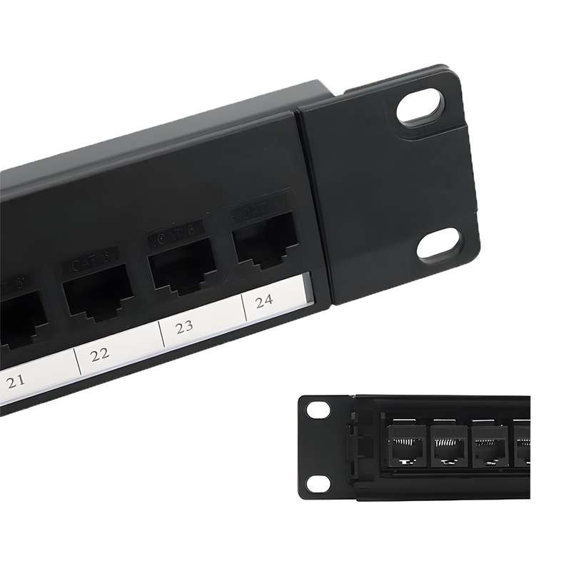 24 Port Inline CAT6 Patch Panel