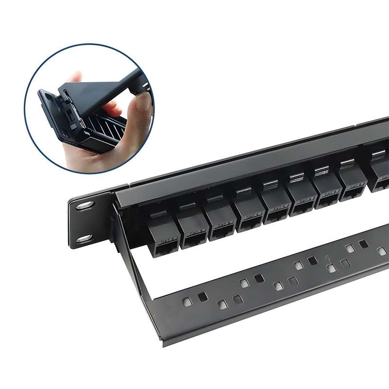 24 Port Inline CAT6 Patch Panel