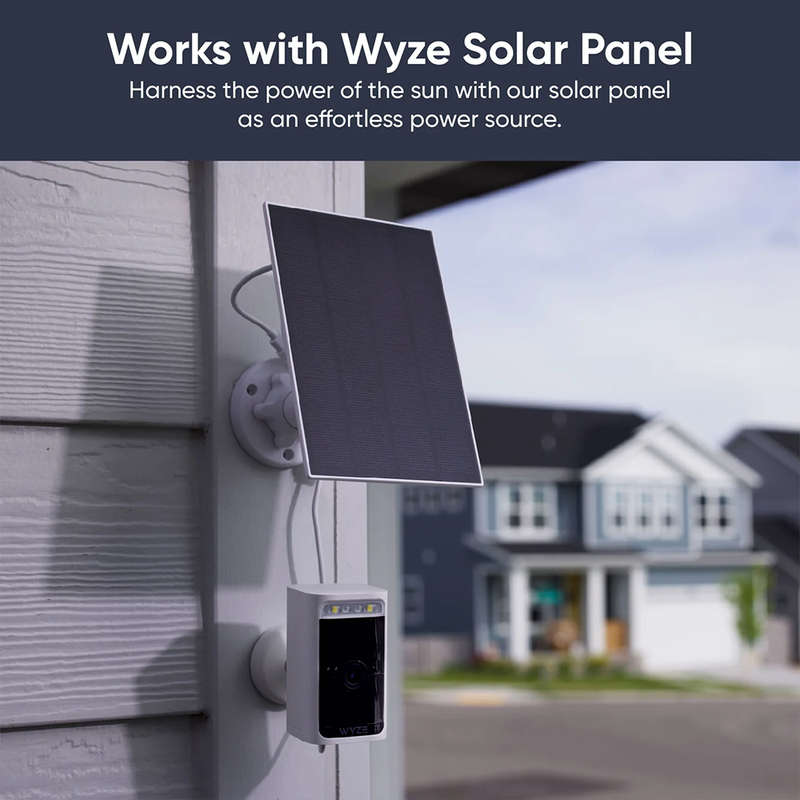 Wyze Battery Cam Pro - 2K HDR Video Resolution Wire-Free / No Hub Required (1 Pack) White