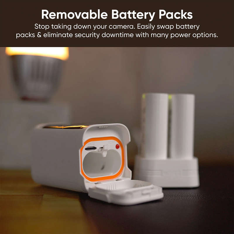 Wyze Battery Cam Pro - 2K HDR Video Resolution Wire-Free / No Hub Required (1 Pack) White