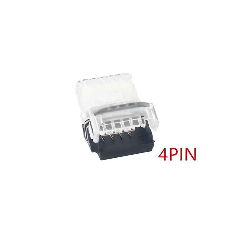 RGB Light Strip Connectors - 2 Pin / 3 Pin / 4 Pin / 5 Pin / 6 Pin 4PIN 10MM