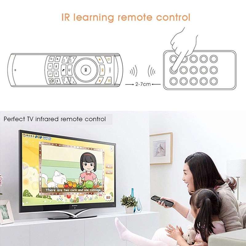 Rii Mini i25 Wireless Air Mouse Keyboard Combo - Multifunction / 2.4Ghz / Rechargeable LI-ION Bat...