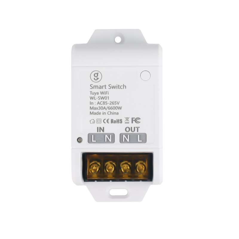 Tuya Wi-Fi Geyser Smart Switch Breaker - 30A / 6600W / Smart Life App