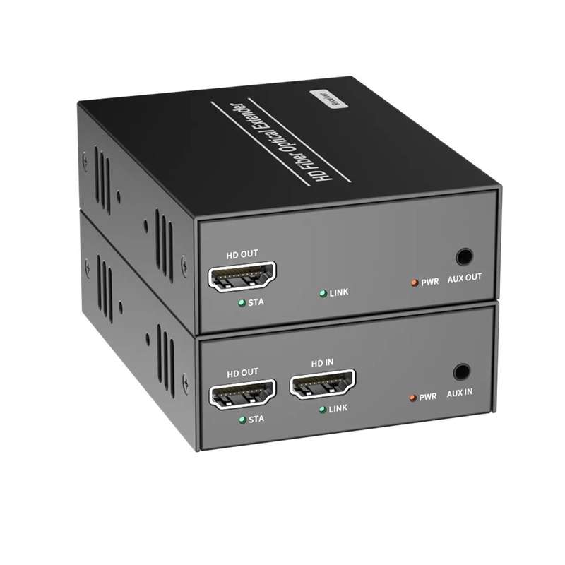 20km HD Fiber Extender - 1920x1080p @60Hz / HDMI 1.3 / HDCP 1.2