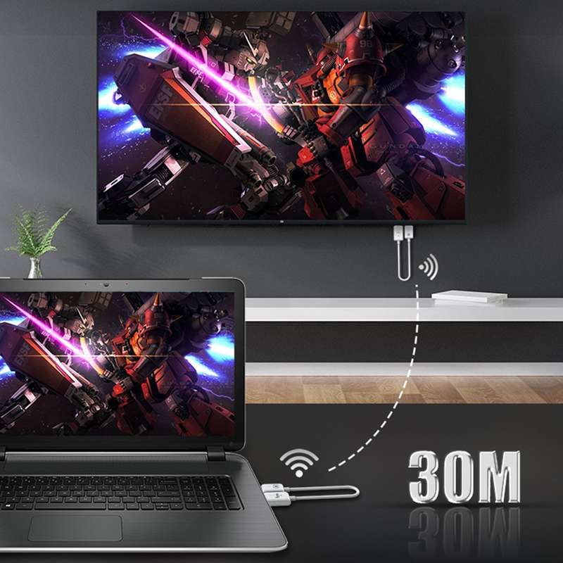 30m Wireless HDMI Extender - 1080P Compact Design