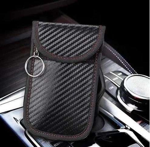 Car Key Pouch Bag with Key Ring and Hook