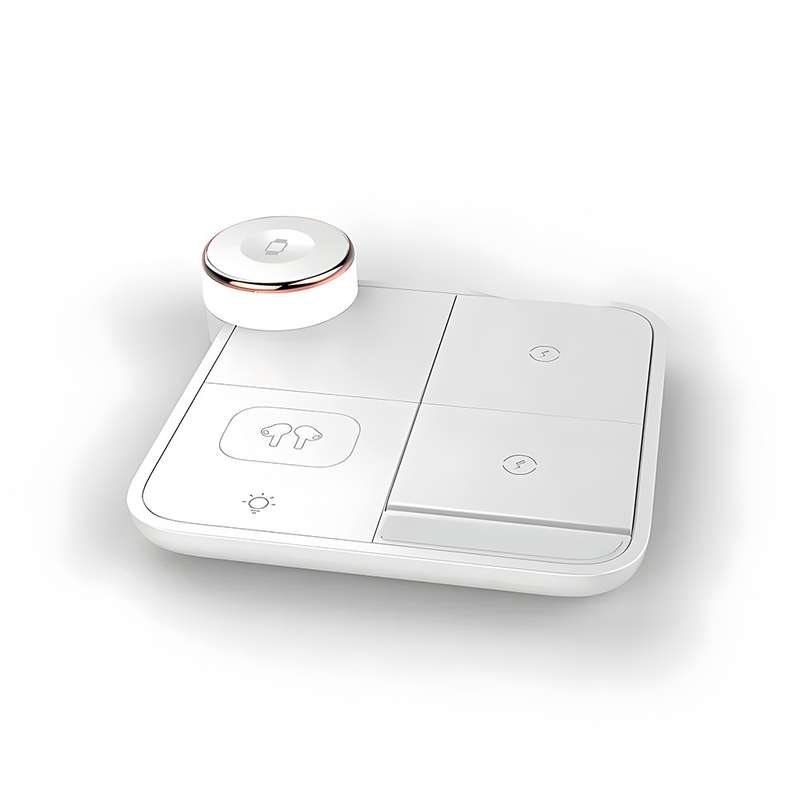 4 in 1 Fast Wireless Charging Station Black