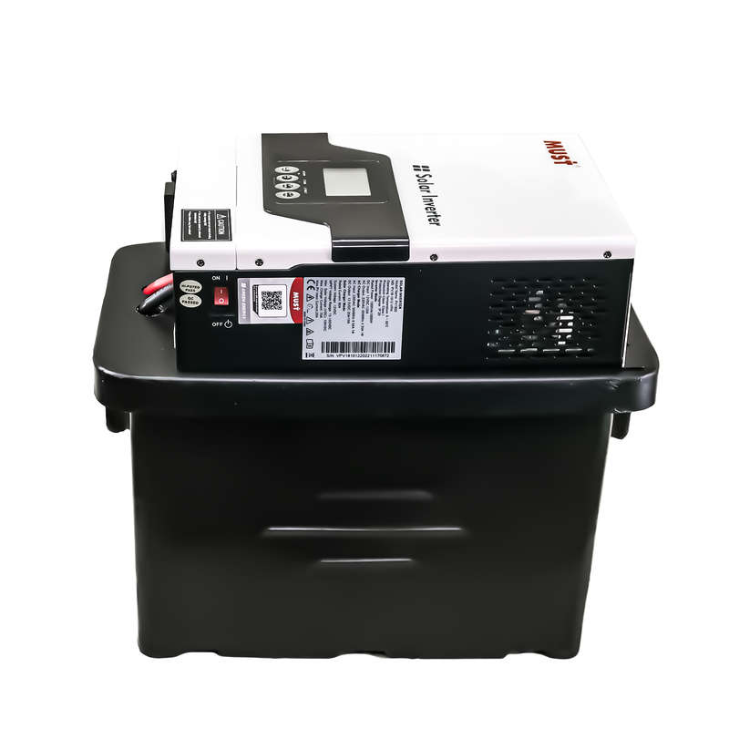 Axpert Type Pure Sine 1000VA Inverter Trolley + 1x 100Ah LITHIUM Battery (6 HOUR BATTERY LIFE) KI...