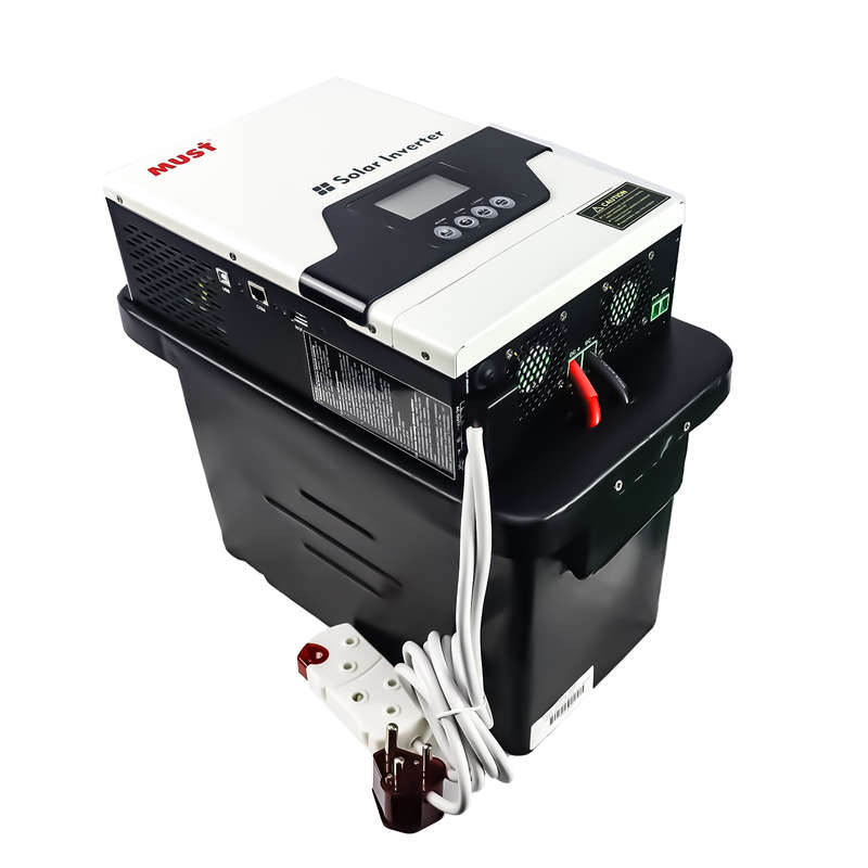 Axpert Type Pure Sine 1000VA Inverter Trolley + 1x 100Ah LITHIUM Battery (6 HOUR BATTERY LIFE) KI...
