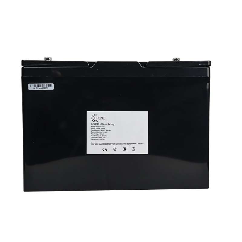 Hubble S-100A 1.2kWh 12V 100Ah Lithium Ion LiFePO4 Battery (FIRST LIFE CELLS) 3500 Cycles
