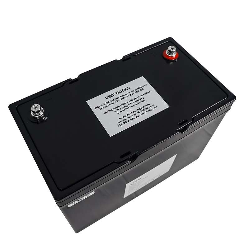 Hubble S-100A 1.2kWh 12V 100Ah Lithium Ion LiFePO4 Battery (FIRST LIFE CELLS) 3500 Cycles