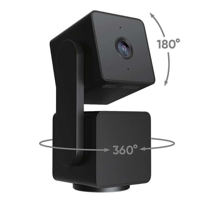 Wyze Cam Pan v3 - 1080p HD Color Night Vision / Motion Tracking / IP65 Weatherproof / Black
