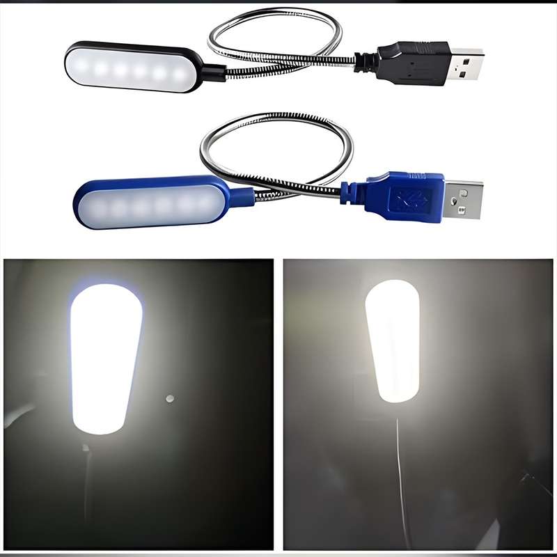 Flexible USB LED Light - 31cm / 3.7-5V / 6 LEDs