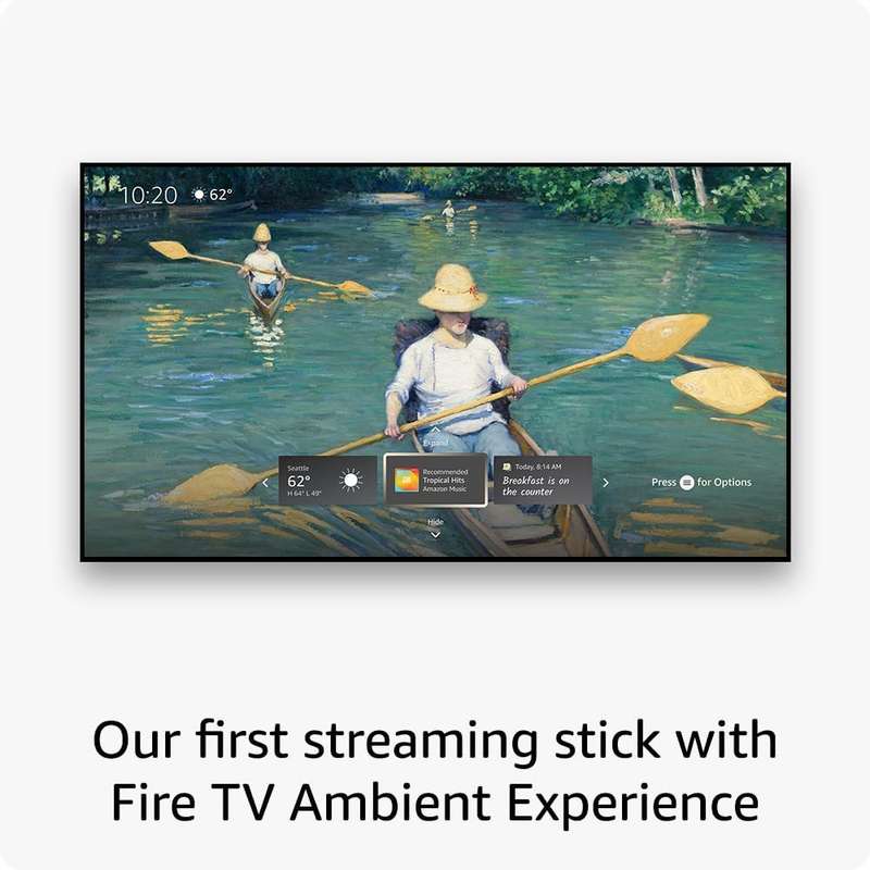 Amazon Fire TV Stick 4K Max (2023) - Enjoy smoother 4K streaming- even with multiple connected de...
