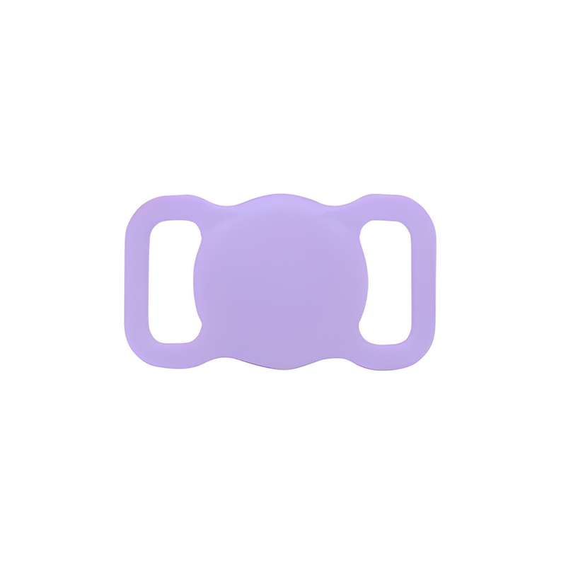 Secure and Stylish AirTag Holder for Dog Collars Lilac