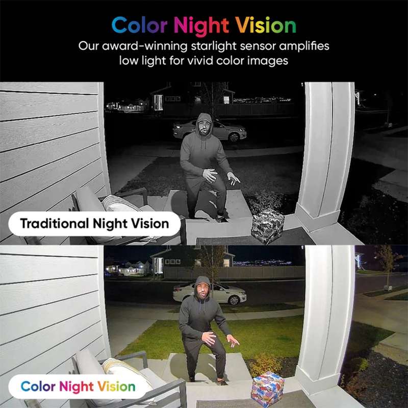 Wyze Video Doorbell v2 - 2K Protection with Local MicroSD Storage