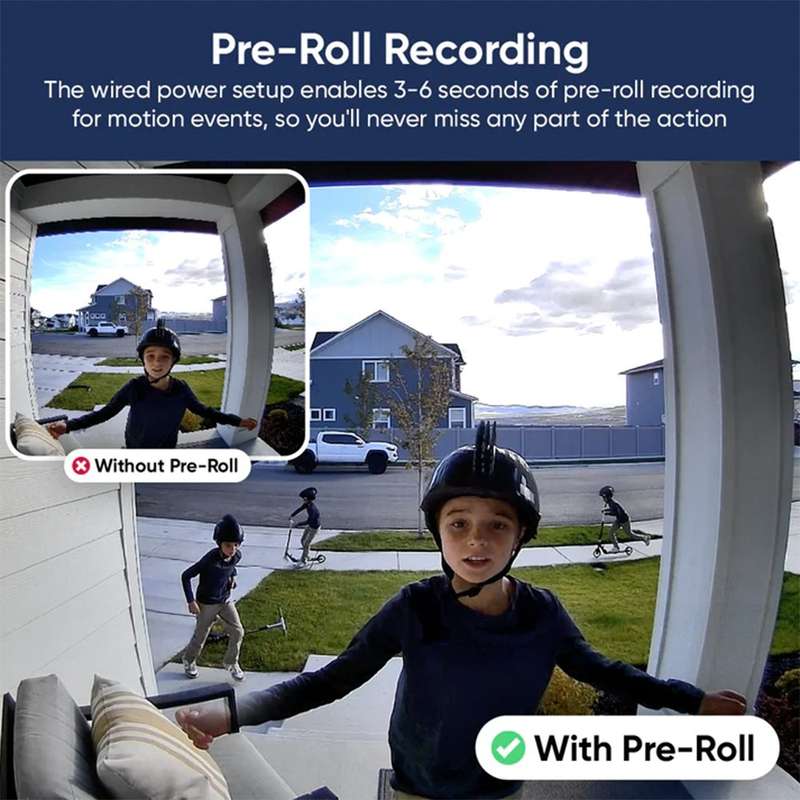 Wyze Video Doorbell v2 - 2K Protection with Local MicroSD Storage
