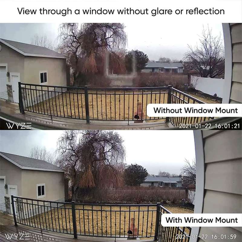 Wyze Window Mount for Wyze Cam OG- v3- v3 Pro- v4 v2 (Works with Cam v3/v3 Pro and Cam OG series)