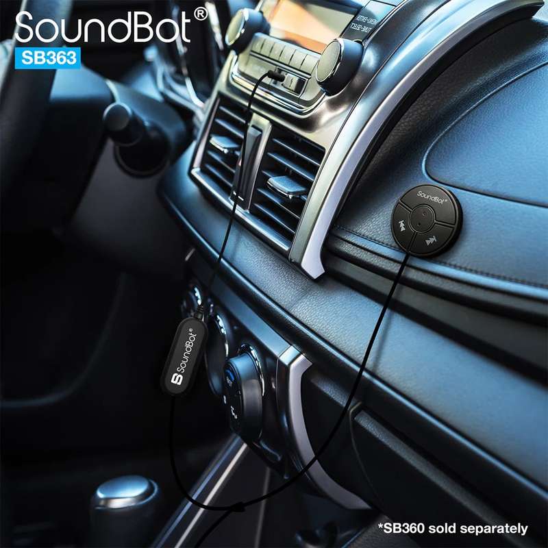 Soundbot Ground Loop Noise Isolator Filter - with built-in 3.5mm Aux Cable (SB363 )