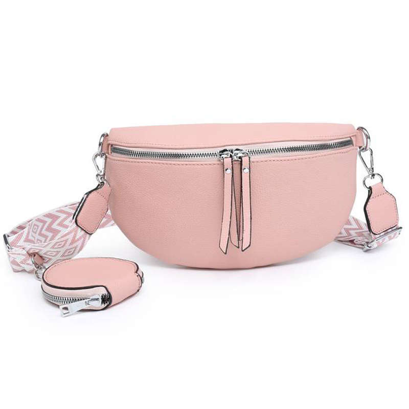 Fashionable Elegant Ladies Sling Bag - with coin purse and adjustable strap Black