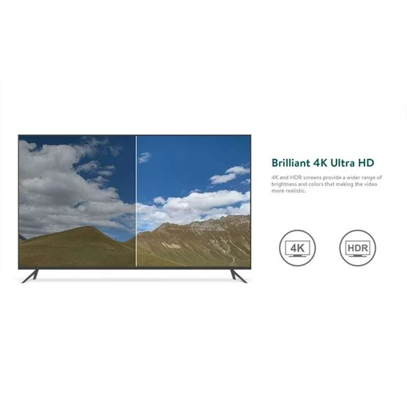 onn. Android TV Streaming Device - 4K UHD / Built-in Voice Assistant & HDMI Cable