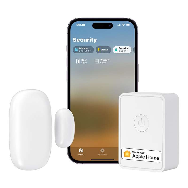 Meross Smart Door and Window Sensor - Works with Apple HomeKit / Amazon Alexa and SmartThings (WI...