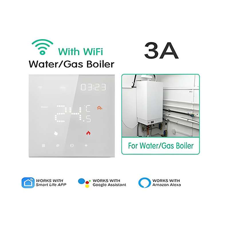 Tuya Smart Wi-Fi Thermostat Temperature Controller White