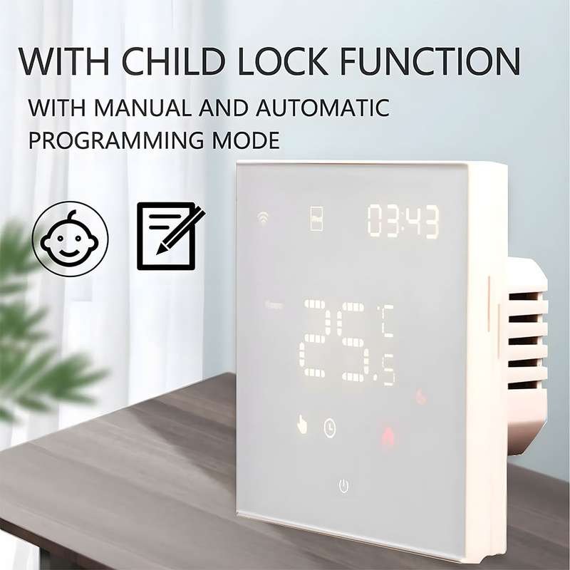 Tuya Smart Wi-Fi Thermostat Temperature Controller White